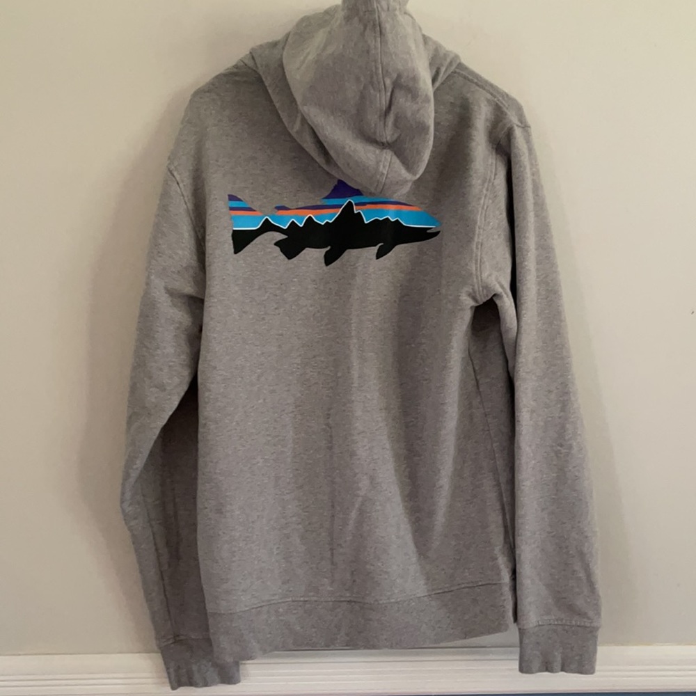 Patagonia men’s zip up hooded hoodie sweatshirt size medium